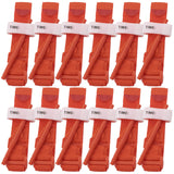 Cozii 12Pcs One-Hand Emergency Outdoor Tourniquets Orange